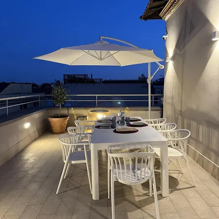 Attico Colosseo, Terrazza Da Sogno, Vista Unica アパート